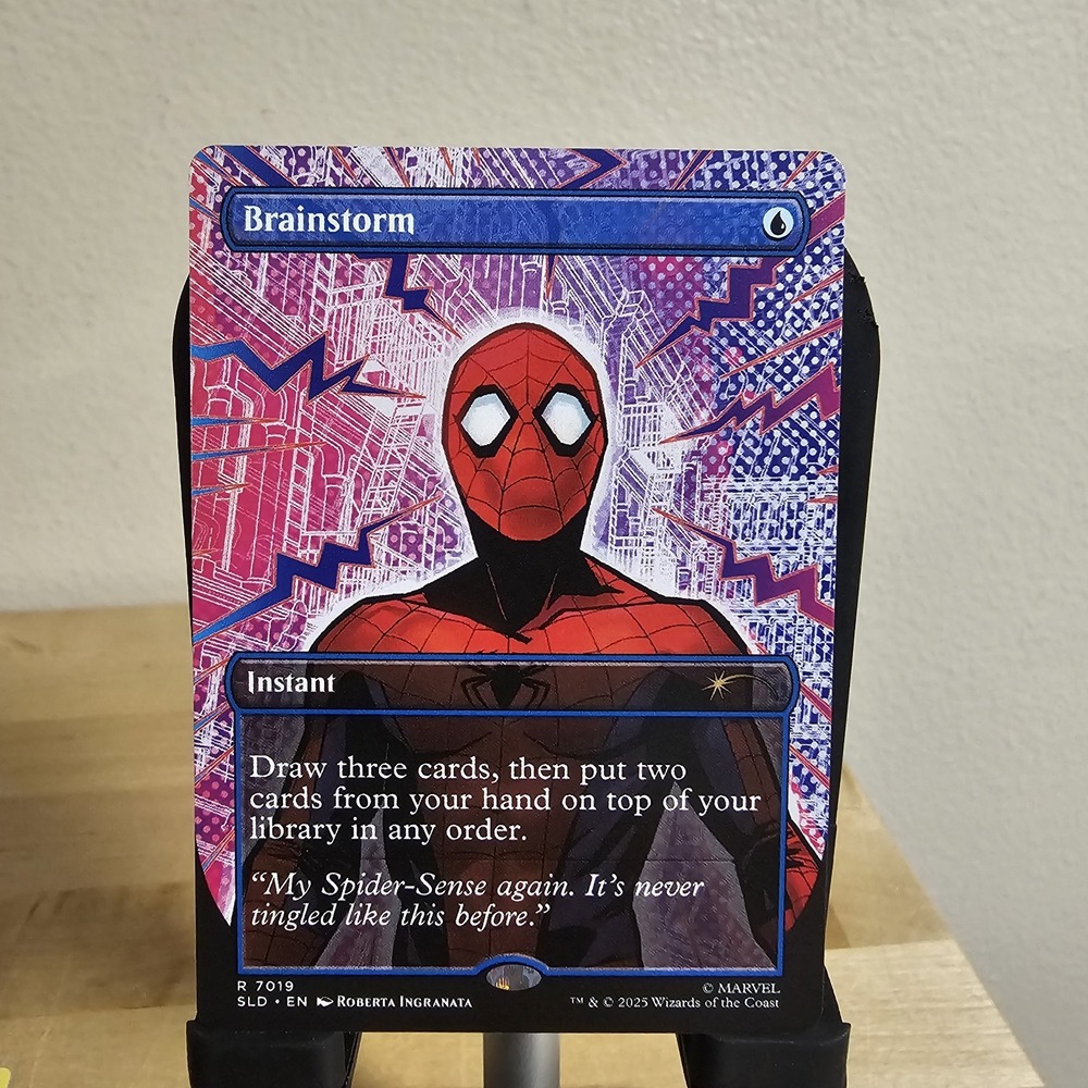 MTG Brainstorm (7019) *Non-Foil* Secret Lair: Spider-Man Bonus Card MT/NM